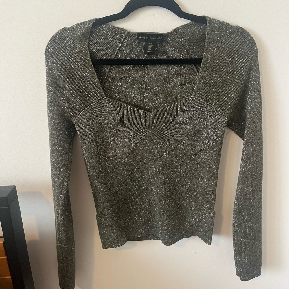 Sparkly Green Sweater